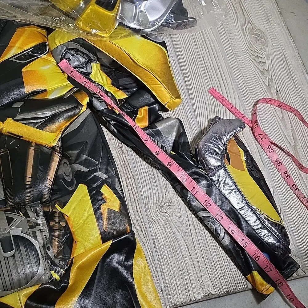 Disguise Bumblebee Superhero Costume Transformers Kids Size Small 4-5 NWT